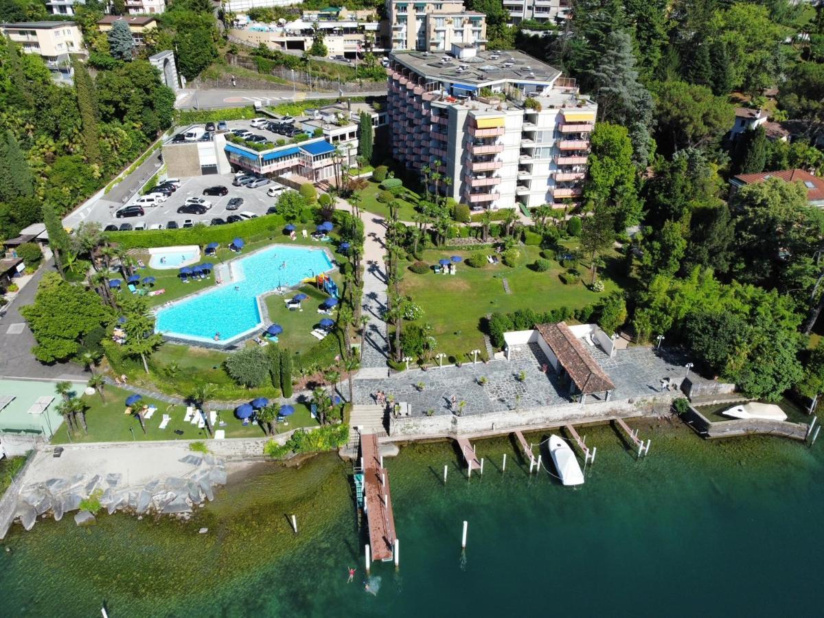 Ferienwohnung Relax-Lugano Lake Bissone Exterior foto